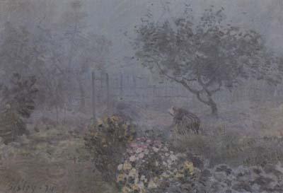 Alfred Sisley Fog,Voisins (san35) China oil painting art